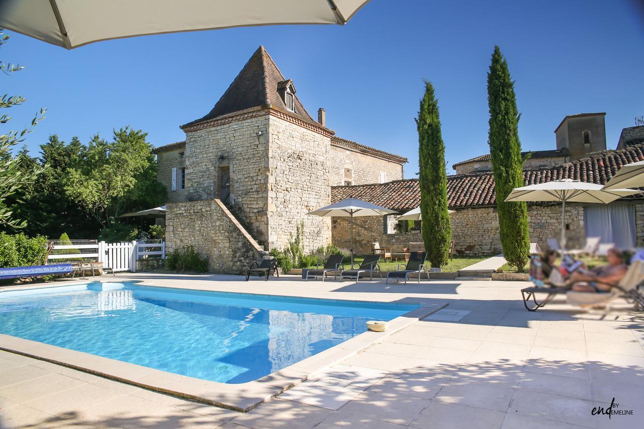 Les Vents Bleus Hotel Donnazac Luaran gambar